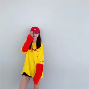 沈梦辰红黄撞色风性感美腿图片_2