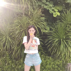 徐璐清新草帽女孩写真图片_3