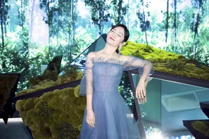 谢娜简洁优雅活动写真图片_3