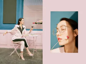 吕一优雅干练写真图片_2