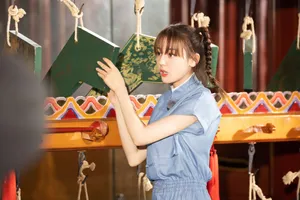 迪丽热巴双马尾清新俏皮图片_6