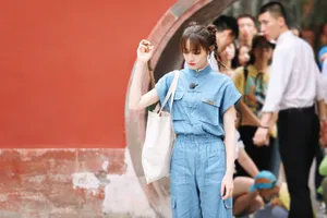 迪丽热巴双马尾清新俏皮图片_7