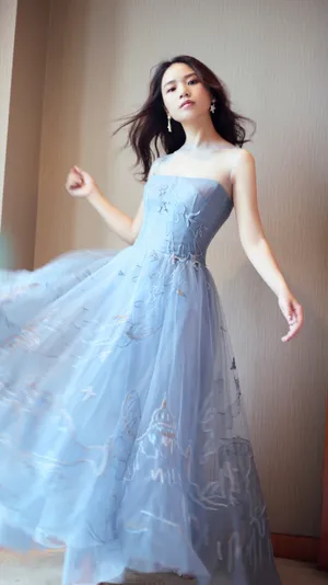 黄英甜美优雅写真图片_5