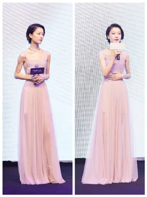 杜鹃淡然优雅礼服写真图片_4