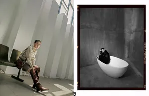 热依扎复古摩登写真图片_4