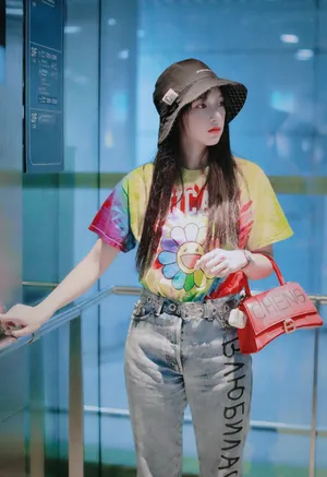 程潇彩虹美少女机场图片_3