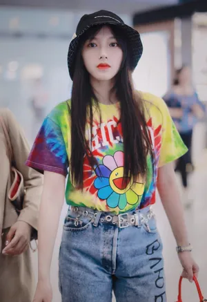 程潇彩虹美少女机场图片_6