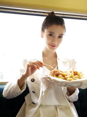 angelababy贝克汉姆合影照片_1