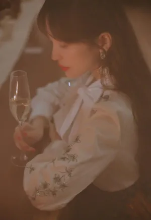 金莎流泪妆楚楚动人性感图片_2