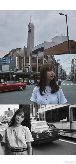沈梦辰清秀甜美街拍图片_5