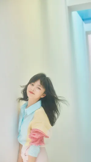谭松韵清新彩虹少女图片_5