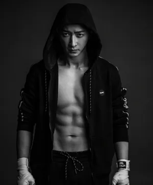 韩庚肌肉型男大片写真图片_6