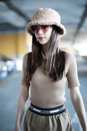 Angelababy机场私服照图片_1