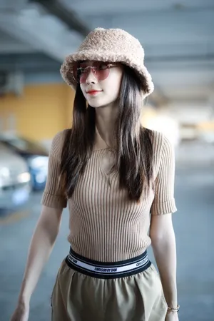 Angelababy机场私服照图片_2
