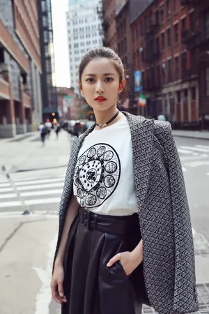 陈钰琪精致甜酷写真图片_2