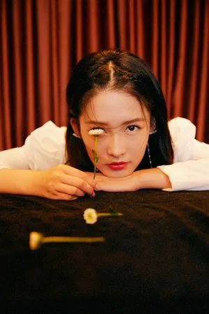 李沁仙气白裙写真图片_8