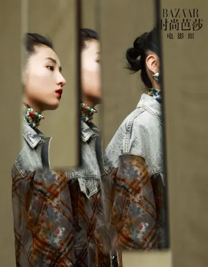 张子枫时尚质感大片写真图片_2