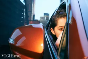 欧阳娜娜性感车拍大片写真图片