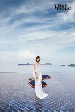 金晨甜美优雅写真图片_4