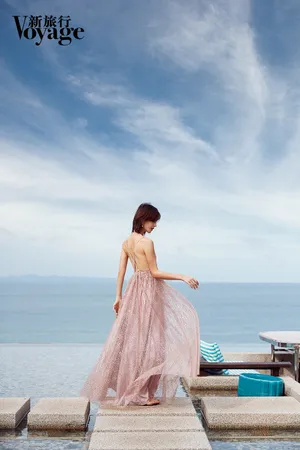 金晨甜美优雅写真图片_8