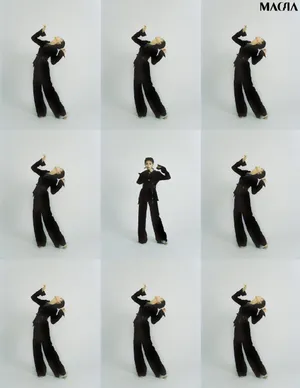 万茜复古机车风写真图片_5