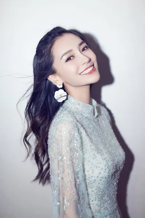 angelababy绝美长裙优雅写真图片_3