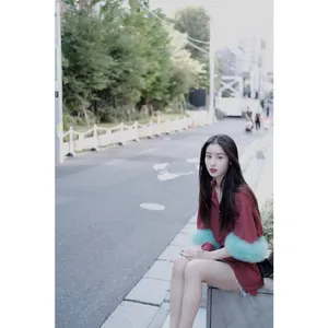 毛晓慧清新甜美街拍图片_2