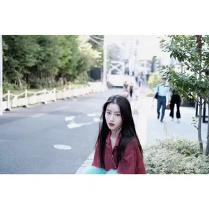 毛晓慧清新甜美街拍图片_5