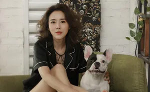 颜丹晨性感妩媚睡衣写真图片_5