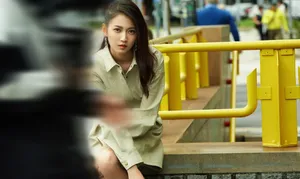 陈钰琪酷美工装服街拍图片_3