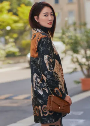 李小冉性感米兰街拍写真图片_7