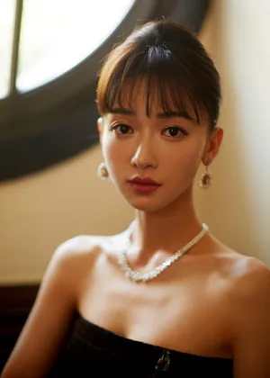 吴谨言复古典雅写真图片