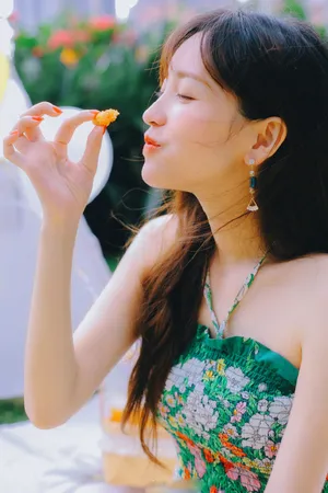 金莎治愈系秋游大片写真图片_8