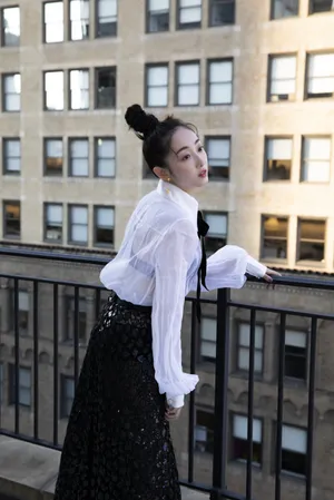 蒋梦婕纽约时装周性感图片_3