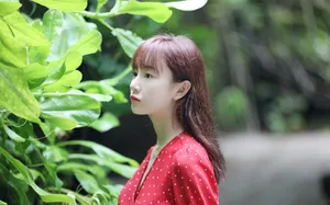 张檬清新文艺户外写真图片