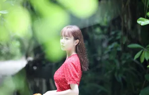 张檬清新文艺户外写真图片