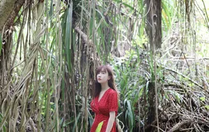 张檬清新文艺户外写真图片_6