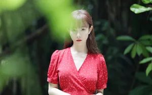 张檬清新文艺户外写真图片_7