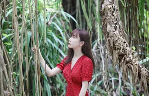 张檬清新文艺户外写真图片_8