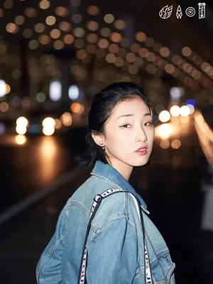 yamy牛仔套装机场写真图片_2
