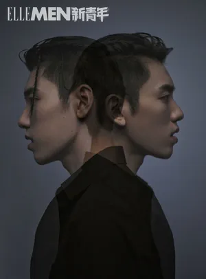 王子异湿发西装酷帅写真图片