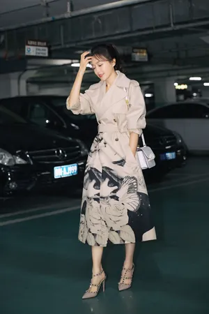 秦岚初秋优雅风衣写真图片_1