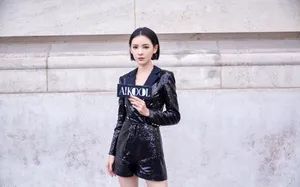 张予曦短发性感酷黑写真图片