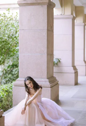 黄圣依仙女裙甜美写真图片_5