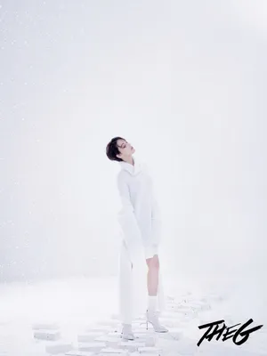 张馨予时尚冰雪大片写真图片