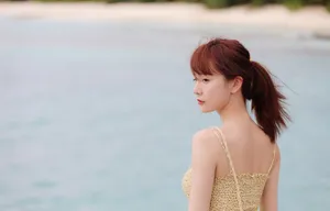 张檬吊带裙性感写真图片_5