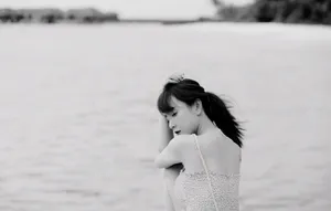 张檬吊带裙性感写真图片_8