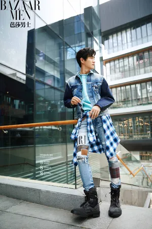 杨玏橘色暖男写真图片_2