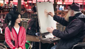 杨超越巴黎时尚街拍图片_7