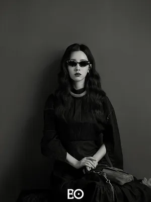 陈都灵复古港风初秋时尚写真图片_1